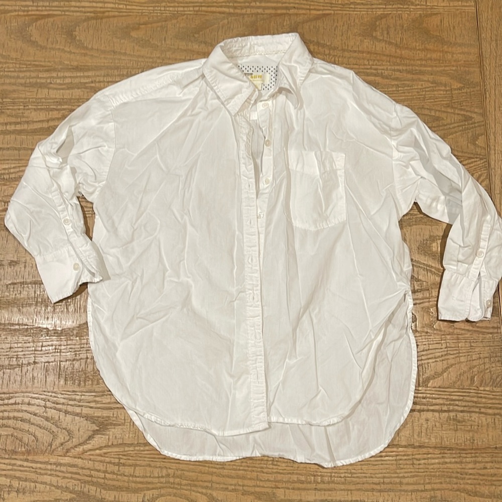 Mauve button down shirt